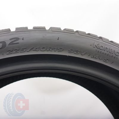 6. Opony 225/40 R19 2x HANKOOK 93V XL Winter ICept evo2 W320 Zimowe 2018 6,5mm