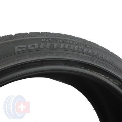 5. 2 x CONTINENTAL 265/40 R22 106Y XL CrossContact LX Sport Lato M+S 6mm 