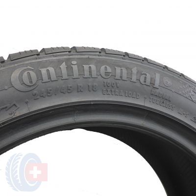 4. 2 x CONTINENTAL 245/45 R18 100V XL ContiWinterContact TS 810 S ZIMA 6.5-6.8mm