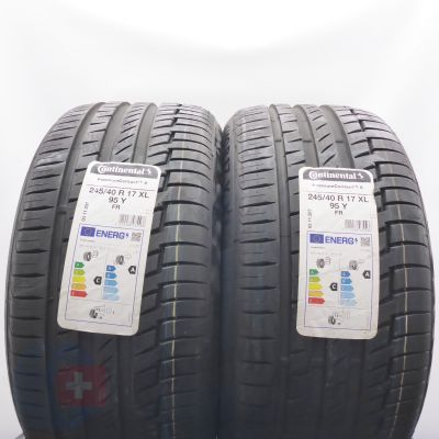 3. Opony 245/40 R17 4x CONTINENTAL 95Y XL PremiumContact 6 Letnie 2023