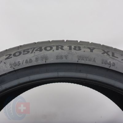 7. Opony 205/40 R18 4x CONTINENTAL 86Y XL PremiumCoontact 6 Letnie 2022 