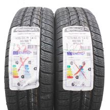 3. Opony 175/65 R14C 4x CONTINENTAL 90/88T VanContact Winter Zimowe 2022 Nieużywane 