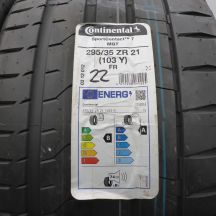 2. Opony 295/35 R21 2x CONTINENTAL 103Y MGT SportContact7 Letnie 2022 Nieużywane