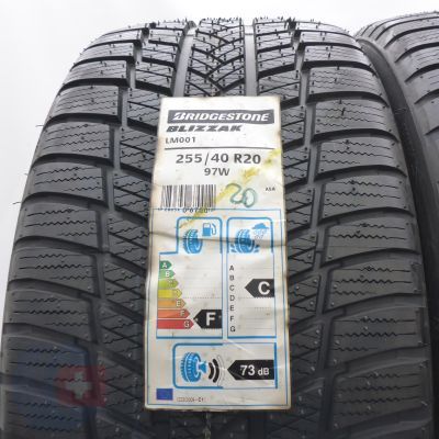 2. Opony 255/40 R20 2x BRIDGESTONE 97W Blizzak LM001 Zimowa 2020      