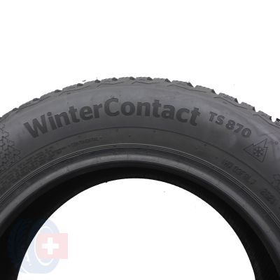 7. Opony 195/65 R15 2x CONTINENTAL 95T XL WinterContact TS870 Zimowe 2021, 2023 Jak Nowe 7,2-7,5mm