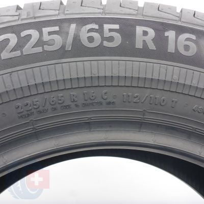 4. Opony 225/65 R16C 2x CONTINENTAL 112/110T VanContact Eco letnie 2021 7,8-8mm
