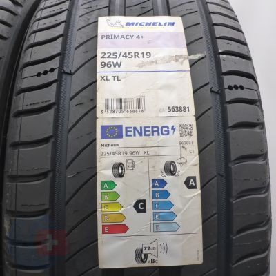 3. Opony 225/45 R19 4x MICHELIN 96W XL Primacy 4+ Letnie 2021 