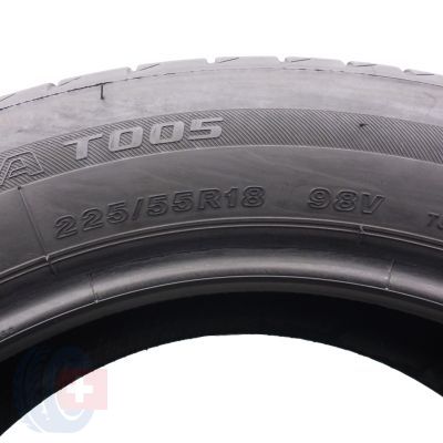 4. 2 x BRIDGESTONE 225/55 R18 98V Turanza T005 Lato 6,8mm 2019 Jak Nowe