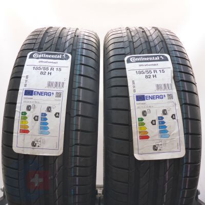 3. Opony 185/55 R15 4x CONTINENTAL 82H UltraContact Letnie 2022