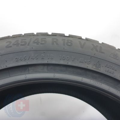 5. Opony 245/45 R18 1x CONTINENTAL 100V XL WinterContact Ts870P Zimowa 2024 Nieużywana