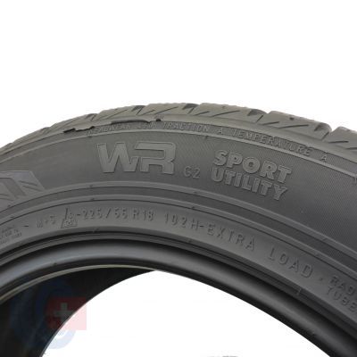 5. 2 x NOKIAN 225/55 R18 Wr G2 Sport Utylity 102H XL 6mm Zima