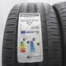 2. Opony 245/35 R20 2x CONTINENTAL 95W XL EcoContact 6 Letnie 2021 