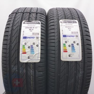 4.  Opony 225/60 R17 4x CONTINENTAL 99V UltraContact Letnie 2023/24