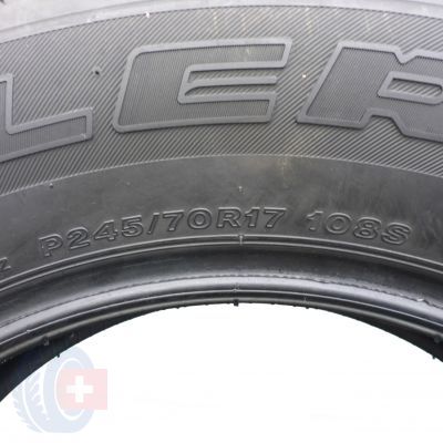 6. 4 szt. Opony Bridgestone 245/70 R17 Wielosezon Dueler H/T 684II 108S 6,7mm!
