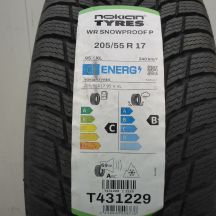 3. Opony 205/55 R17 4x NOKIAN 95V XL WR Snowproof P Zimowe 2026