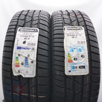 3. Opony 215/60 R17 4x CONTINENTAL 96H ContiWinterContact TS 830 P M0 Zimowe 200/21/22 