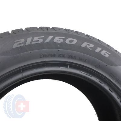 4. 2 x PIRELLI 215/60 R16 99H Sottozero 3 Winter Zima 2017 5,2mm