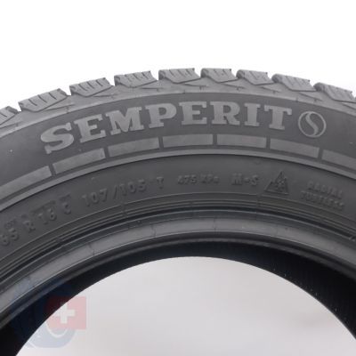 6. Opony 205/65 R16C 2x SEMPERIT 107/105T Van-Grip3 Zimowe 2024 Jak Nowe 10,2-10,4mm