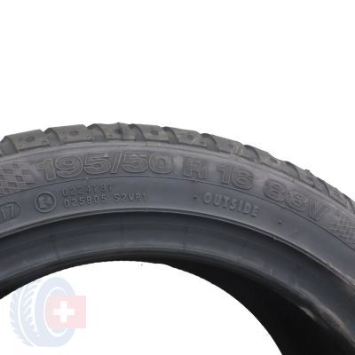 6. 4 x CONTINENTAL 195/50 R16 88V SportContact 2 Lato 2017 