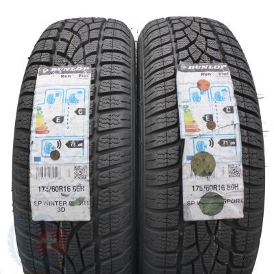 3. Opony 175/60 R16 4x DUNLOP SP Winter Sport 3D 86H XL RFT Zimowe 2020 Nieużywane