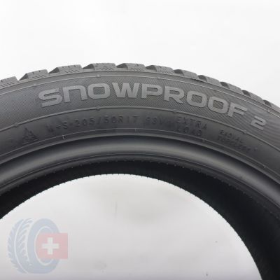 5. Opony 205/50 R17 2x NOKIAN 93V XL Snowproof 2 Zimowe 2023 7,2-6,5mm