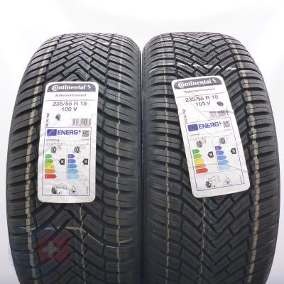 3. Opony 235/55 R18 2x CONTINENTAL 100V AllSeasonContact Wielosezonowe2023 