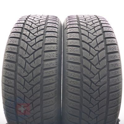 3. Opony 215/60 R16 4x DUNLOP 95H WinterSport 5 Zimowe 2020 9-8mm