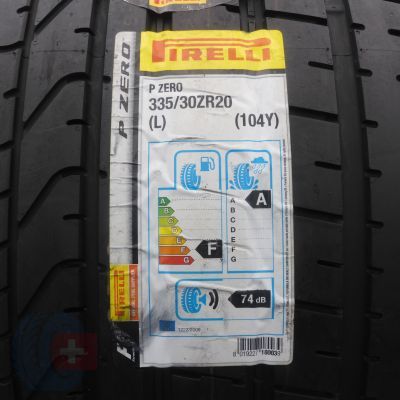 2. Opony 335/30 R20 2x PIRELLI 104Y PZero L Letnie 2017 Jak Nowe Nieużywane