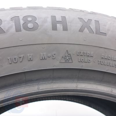 2. Opony 235/60 R18 2x CONTINENTAL 107H XL WinterContact TS870P Zimowe 2022 6,2-6,8mm