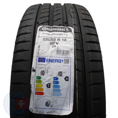 Opona 225/55 R18 1x CONTINENTAL 98V PremiumContact7 Letnia 2023 Jak Nowa Nieużywana