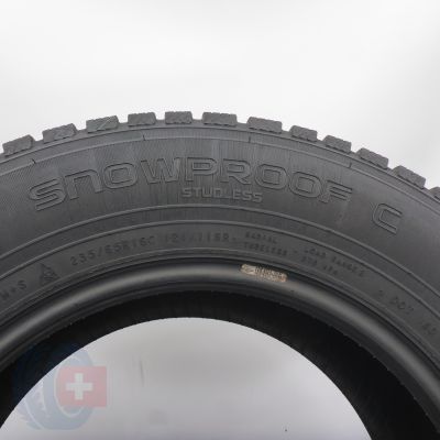 5. Opony 235/65 R16C 2x NOKIAN 121/119R Snowproof C Zimowe 2021 7mm