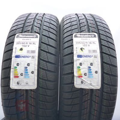2. Opony 225/60 R16 4x BARUM 102V XL Polaris 5 Zimowe 2022 