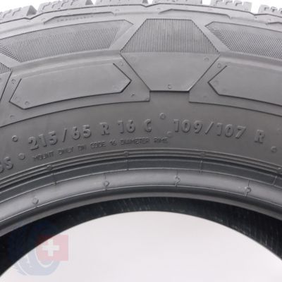 5. Opony 215/65 R16C 2x CONTINENTAL 109/107R VanContact Winter Zimowe 2023 8,5-9,8mm