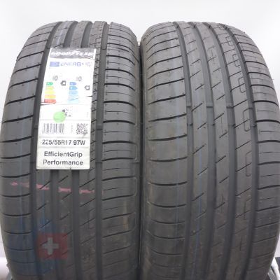 Opony 225/55 R17 2x GOODYEAR 97W BMW EfficientGrip Performance Letnie 2023 Nieużywane