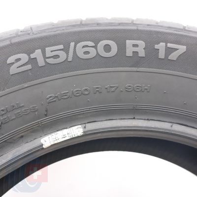 2. Opona 215/60 R17 1x CONTINENTAL 96H ContiPremiumContact 2 Letnia 2011 6mm