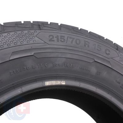 5. 4 x CONTINENTAL 215/70 R15C 109/107S ContiVanContact 100 Lato 2019 8-8,8mm