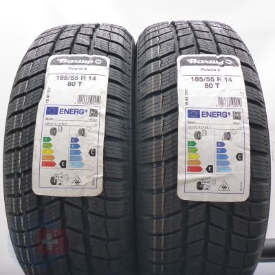 3. Opony 185/55 R14 4x BARUM 80T Polaris 3 Zimowe 2022 