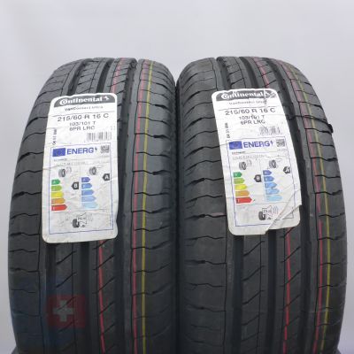 3. Opony 215/60 R16C 4x CONTINENTAL 103/101T VanContact Ultra Letnie 2023 Jak Nowe