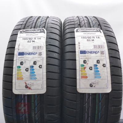 4. Opony 185/60 R14 4x CONTINENTAL 82H UltraContact Letnie 2022 