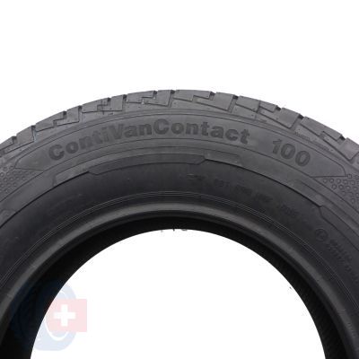 6. Opony 215/75 R16C 2x CONTINENTAL 116/114R ContiVanContact 100 Letnie 2015 Nieużywane
