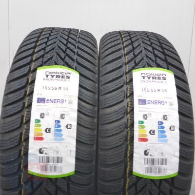 5. Opony 195/55 R16 4x NOKIAN 87H Snowproof 2 Zimowe 2025 