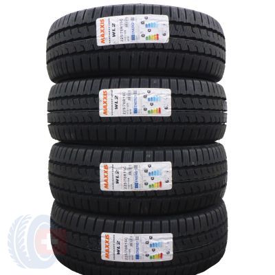 4 x MAXXIS 225/70 R15C 112/110R Vansmart Snow WL2 Zima 2021 Jak Nowe Nieużywane 