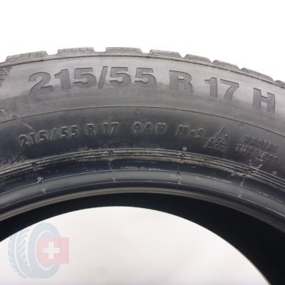 8. Opony 215/55 R17 4x CONTINENTAL 94H WinterContact TS 850 P Zimowe 2020 