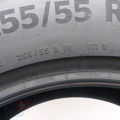 5. Opony 255/55 R19 2x CONTINENTAL 111V XL PremiumContact 6 Letnie 2021 Jak Nowe 