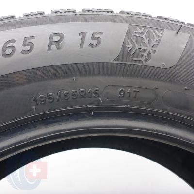6. Opony 195/65 R15 4x MICHELIN 91T Alpin6 Zimowe 2020 6,2-7mm