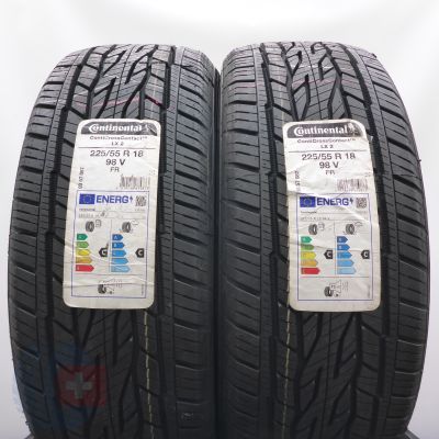 Opony 225/55 R18 2x CONTINENTAL 98V ContiCrossContact LX 2 M+S Letnie 2022