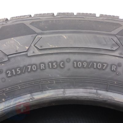 7. Opony 215/70 R15C 2x CONTINENTAL 109/107R VanContact Winter Zimowe 2022 Nieużywane 