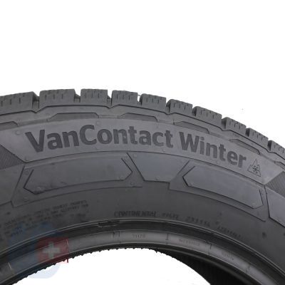 7. 4 x CONTINENTAL 185/75 R16C 104/102R VanContact Winter Zima 2015 Jak Nowe 7,5-9mm