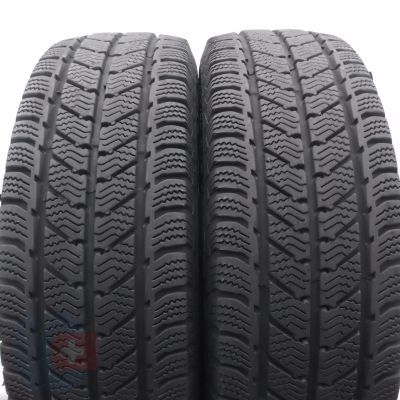 Opony 205/70 R15C 2x UNIROYAL 106/104R SnowMax 3 Zimowe 2020 Jak Nowe 7,8-8mm