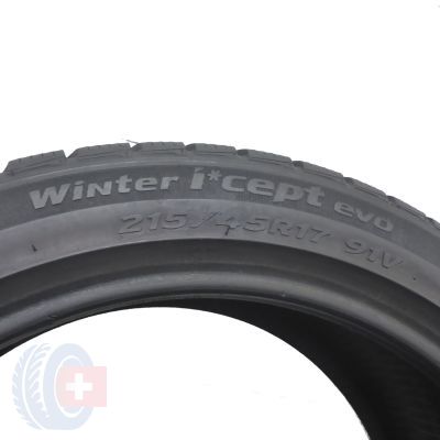 5. 2 x HANKOOK 215/45 R17 91V XL Winter I Cept evo Zima 2013 7mm 